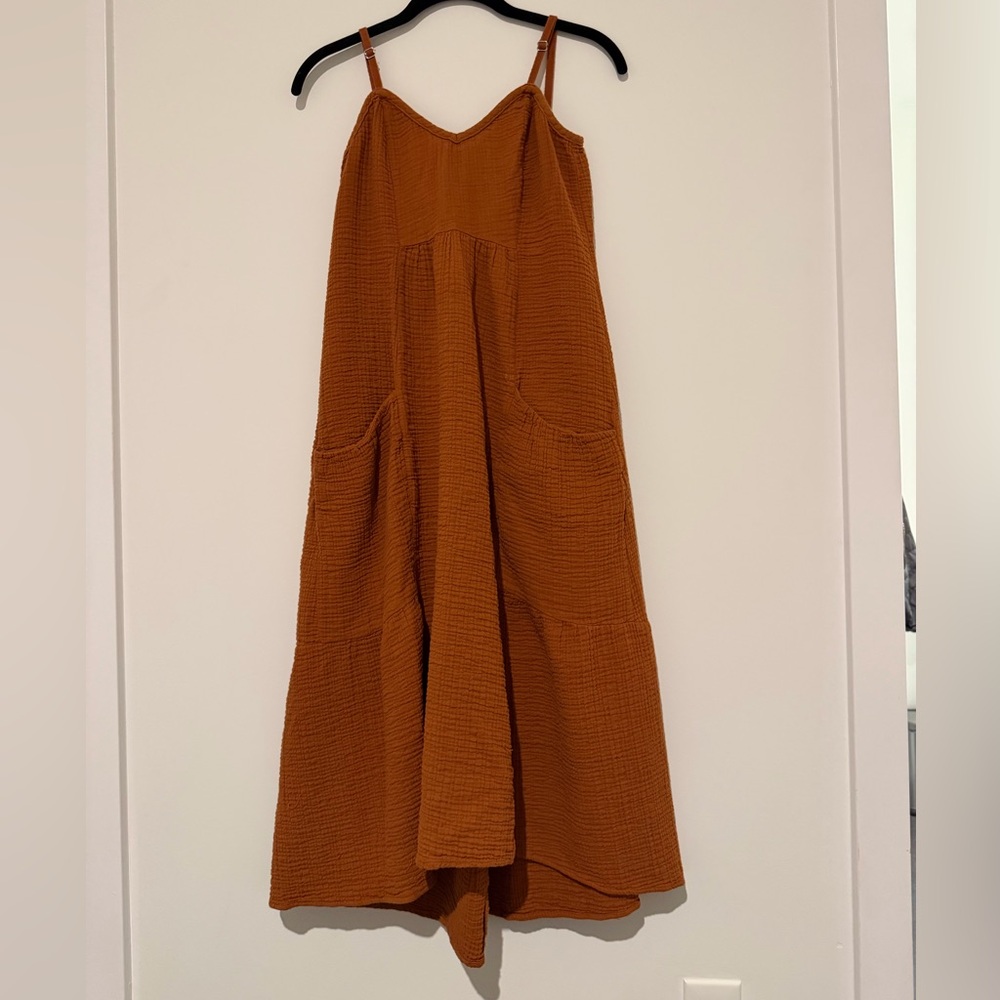 Zara Terracotta Textured Top